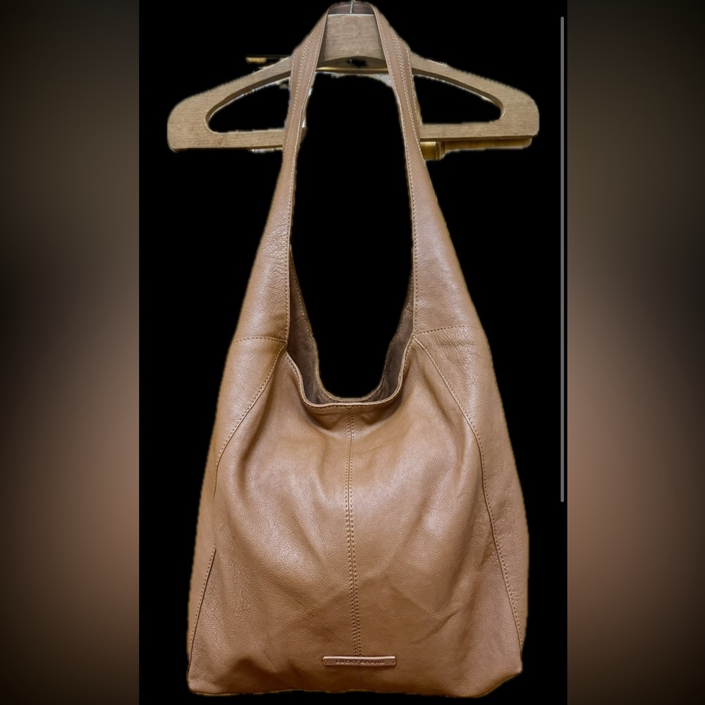 Lucky Brand Tan Leather Hobo Bag